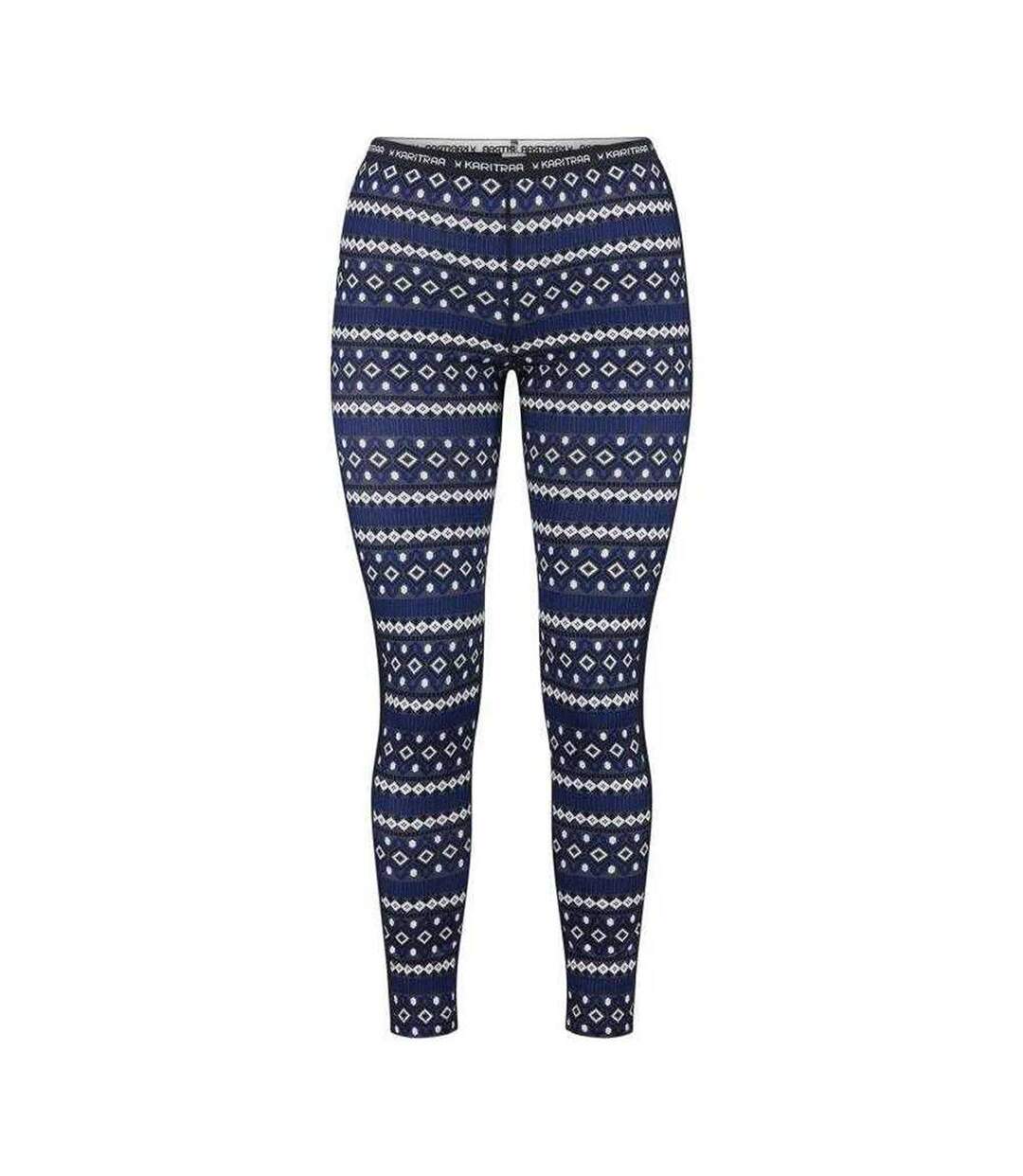 Legging Lune Femme Bleu Marine Foncé Kari Traa-1