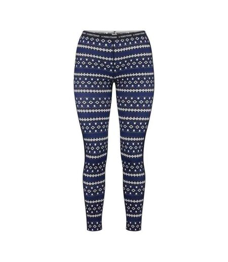 Legging Lune Femme Bleu Marine Foncé Kari Traa