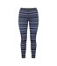 Legging Lune Femme Bleu Marine Foncé Kari Traa-1