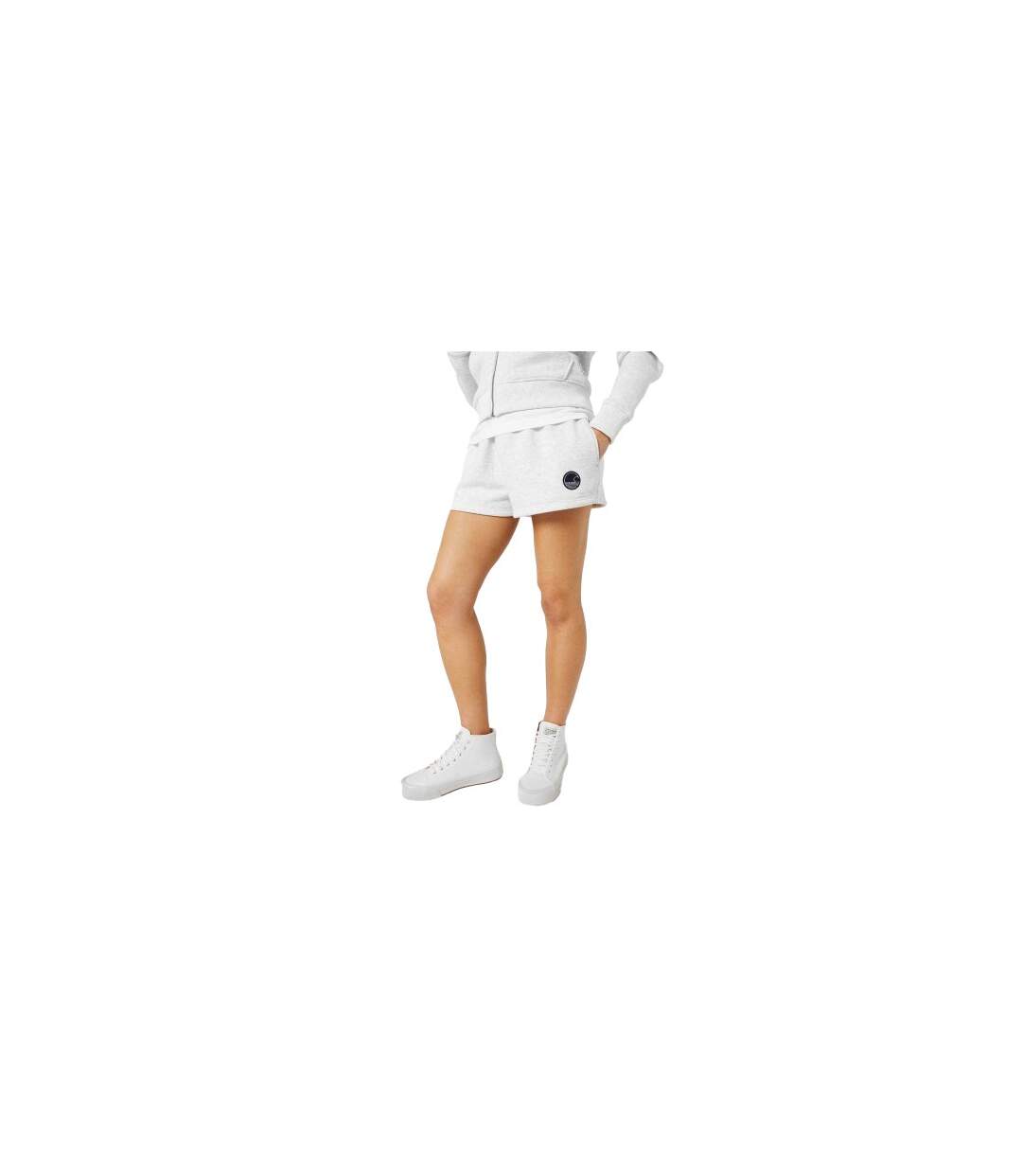 Short Femme Blanc Cassé Chiné Chiné SoulCal-1