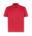 Mens premium cooltex plus regular polo shirt red Kustom Kit