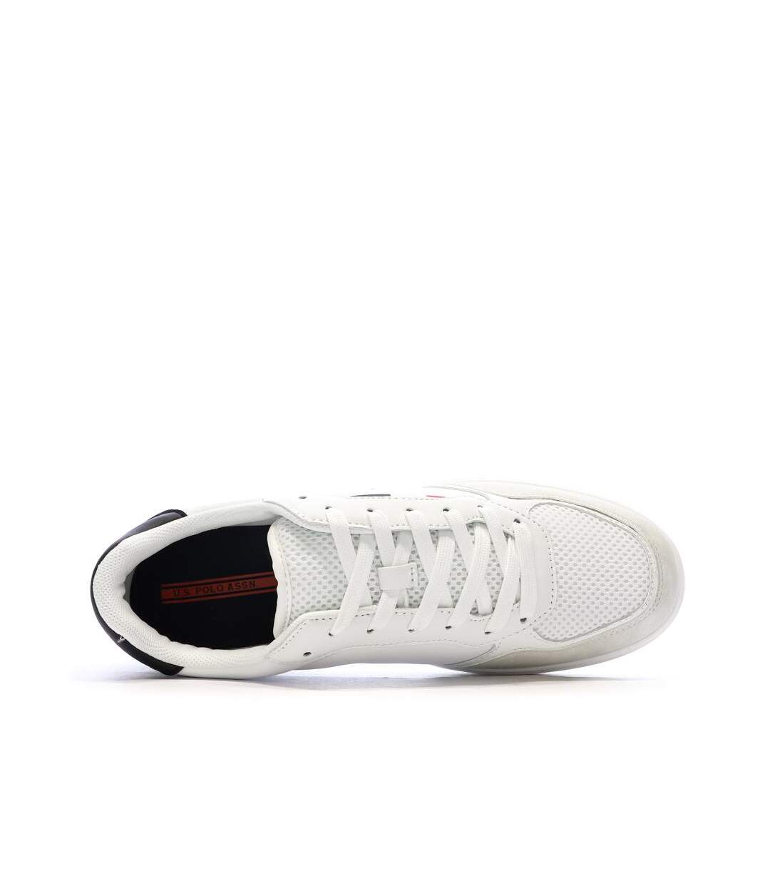 Baskets blanc/marine homme us polo assn byron-4