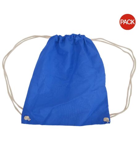 Lot De 2  Sac De Gym 12 Litres Taille Unique Bleu Roi Vif Westford Mill