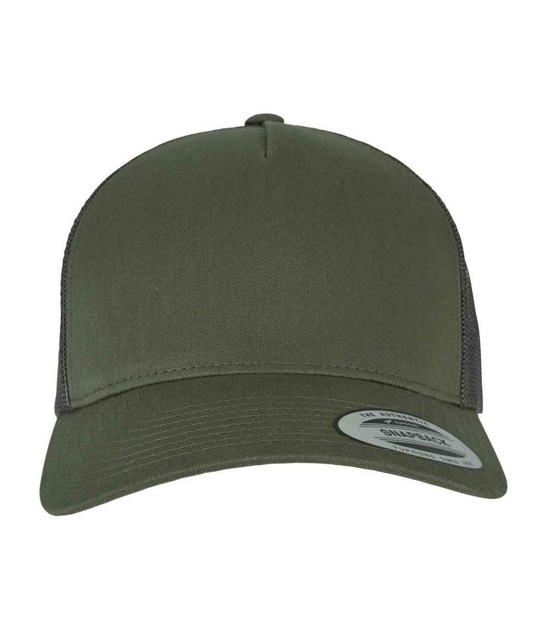 Casquette trucker marron / marron grisâtre Flexfit-1