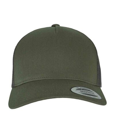 Casquette trucker marron / marron grisâtre Flexfit