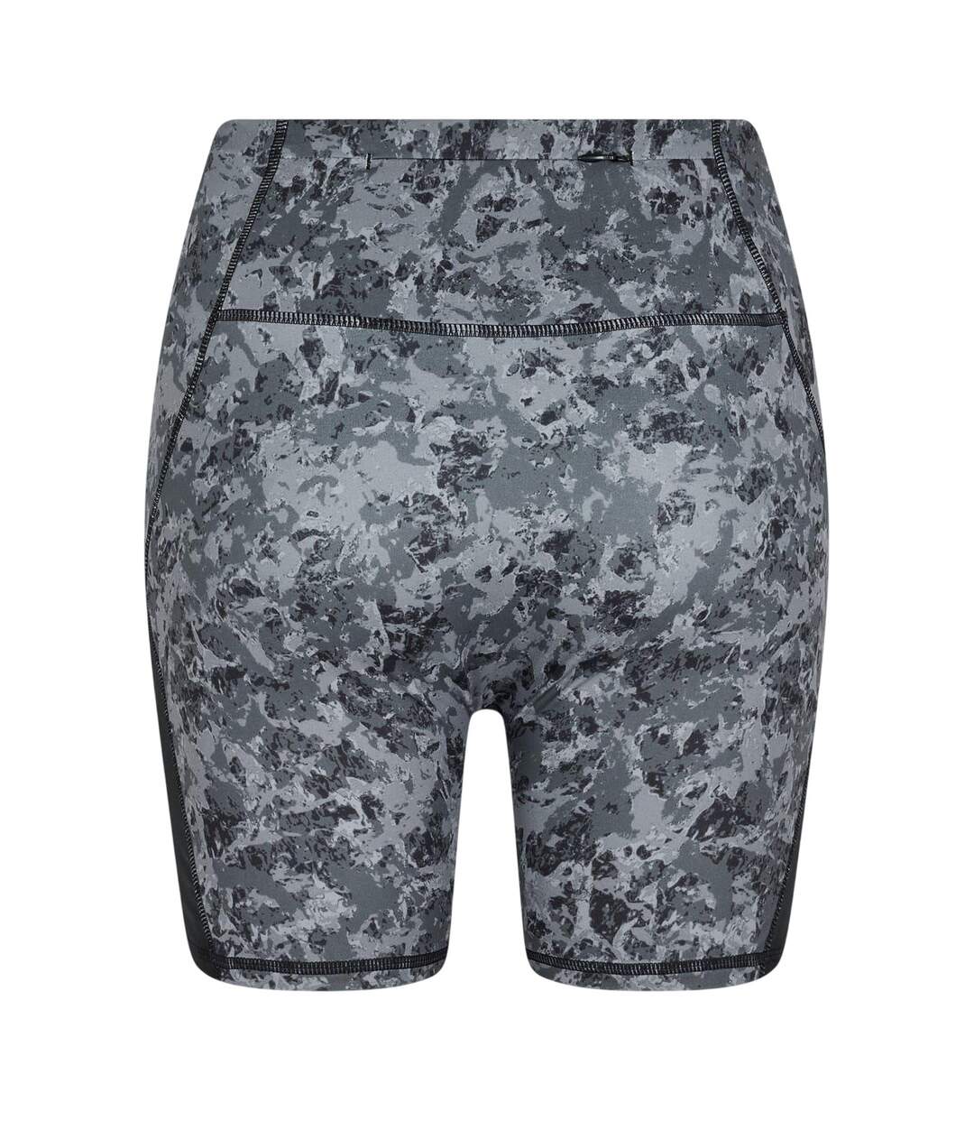 Womens/ladies Marble Athletic Cycling Shorts Grey Everlast-2