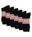 Ladies 12 Pack 100% Cotton Soft Breathable Socks-2