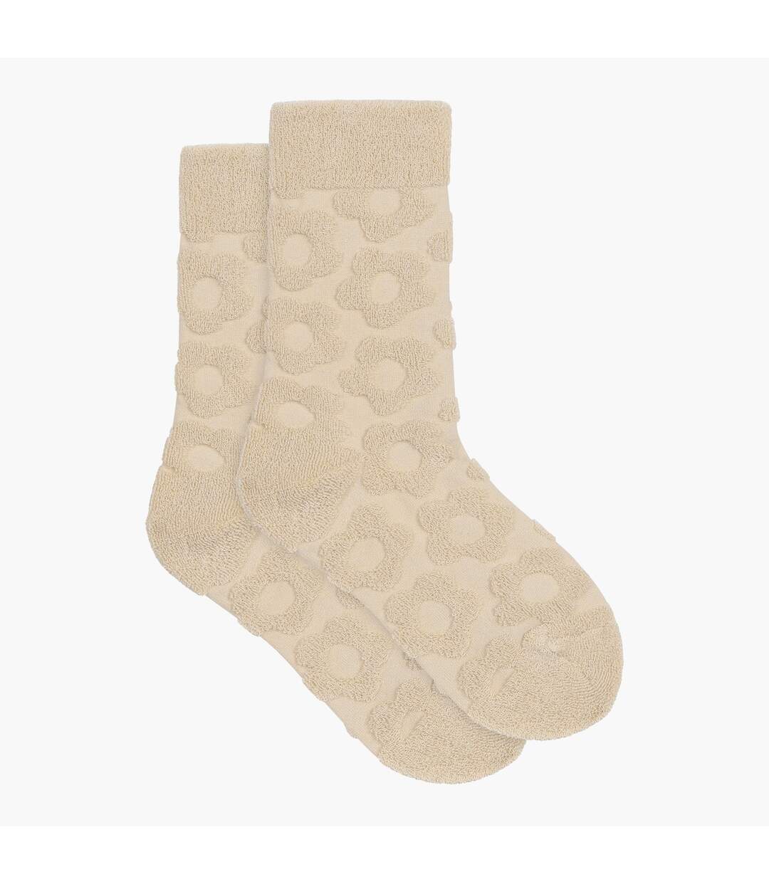Chaussettes mi-haute coton bouclette Mode-1