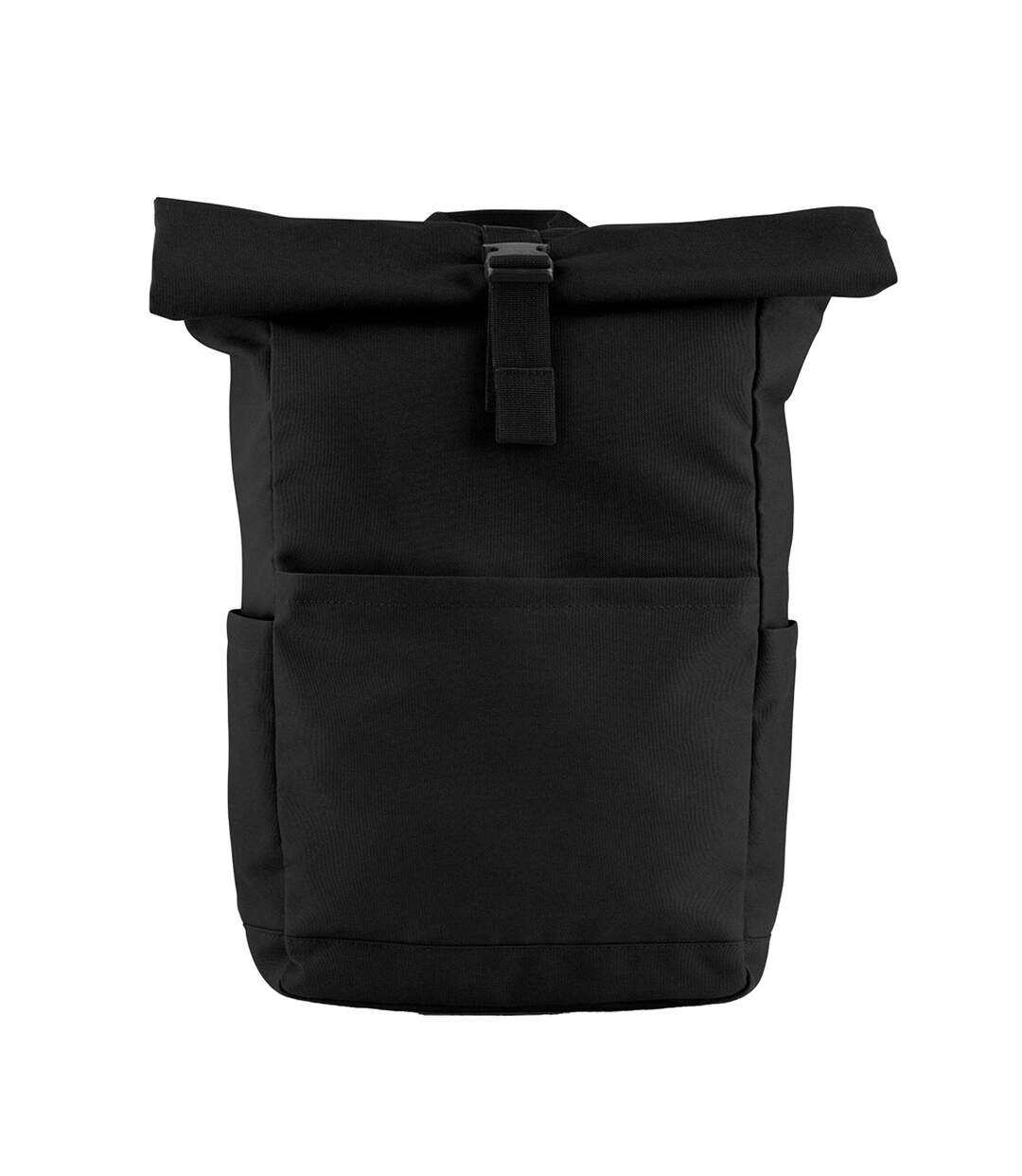 Premium Roll Top Recycled Backpack One Size Black Bagbase-2