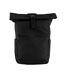 Premium Roll Top Recycled Backpack One Size Black Bagbase-2