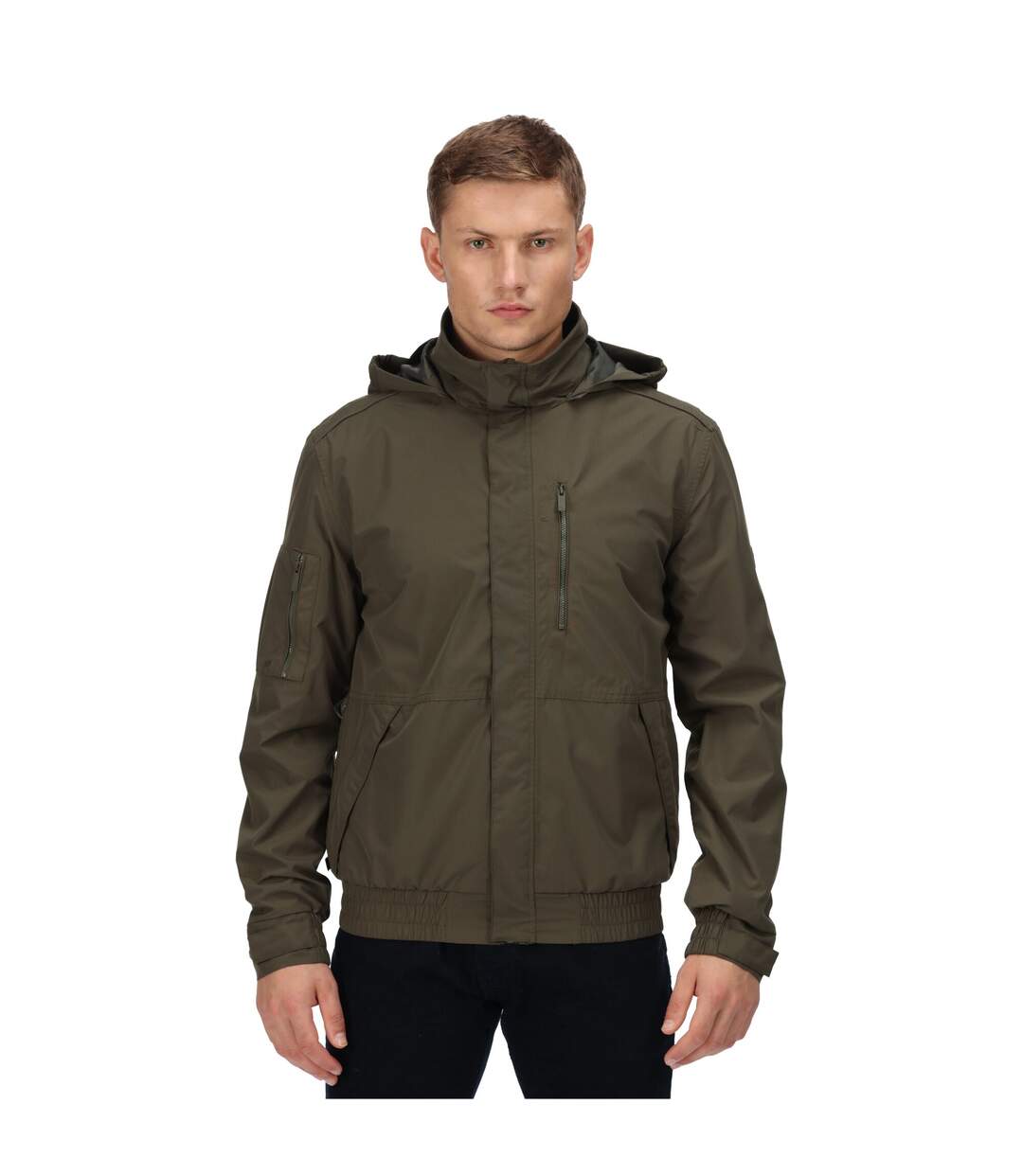 Blouson D´aviateur Feelding Homme Kaki Foncé Regatta-1