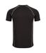 Regatta Mens Pro Short-Sleeved Base Layer Top (Black)