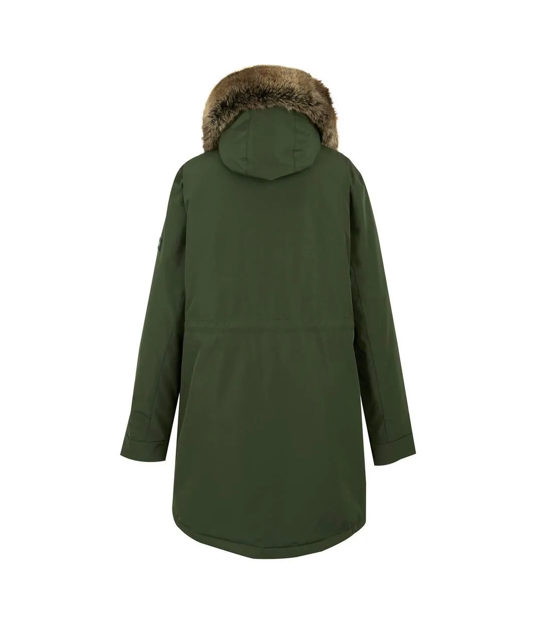 Womens/ladies Sabinka Insulated Waterproof Jacket Dark Khaki Regatta-3