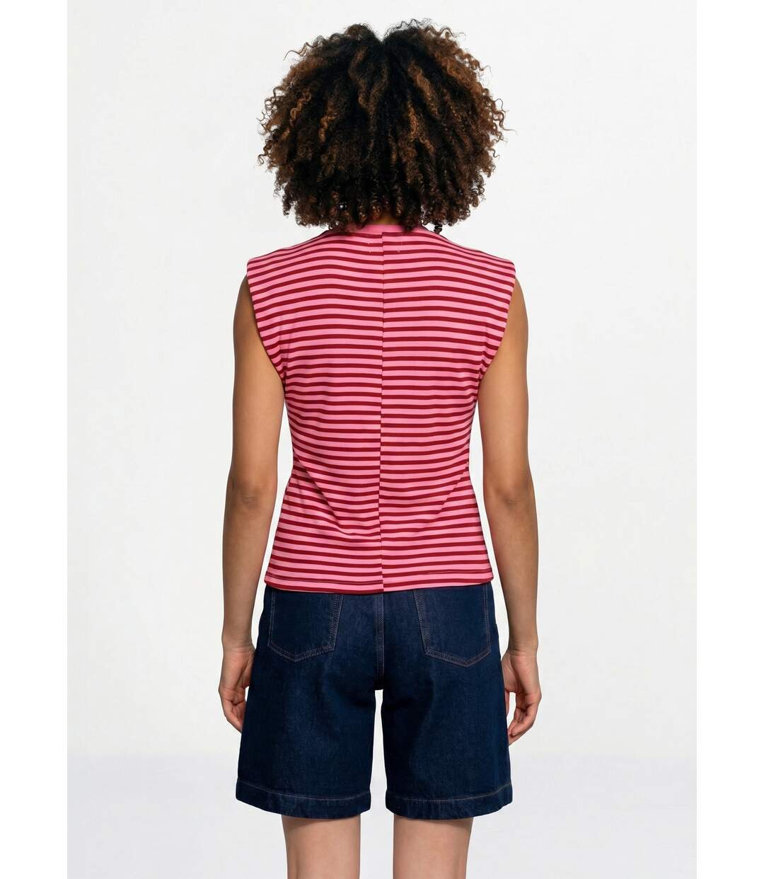 T-shirt maille fantaisie, broderie coeur-2