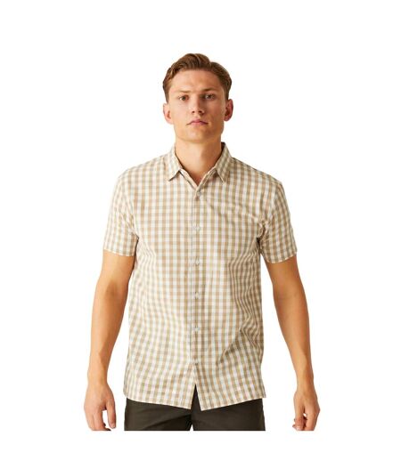 Chemise denmoor homme avoine / blanc Regatta