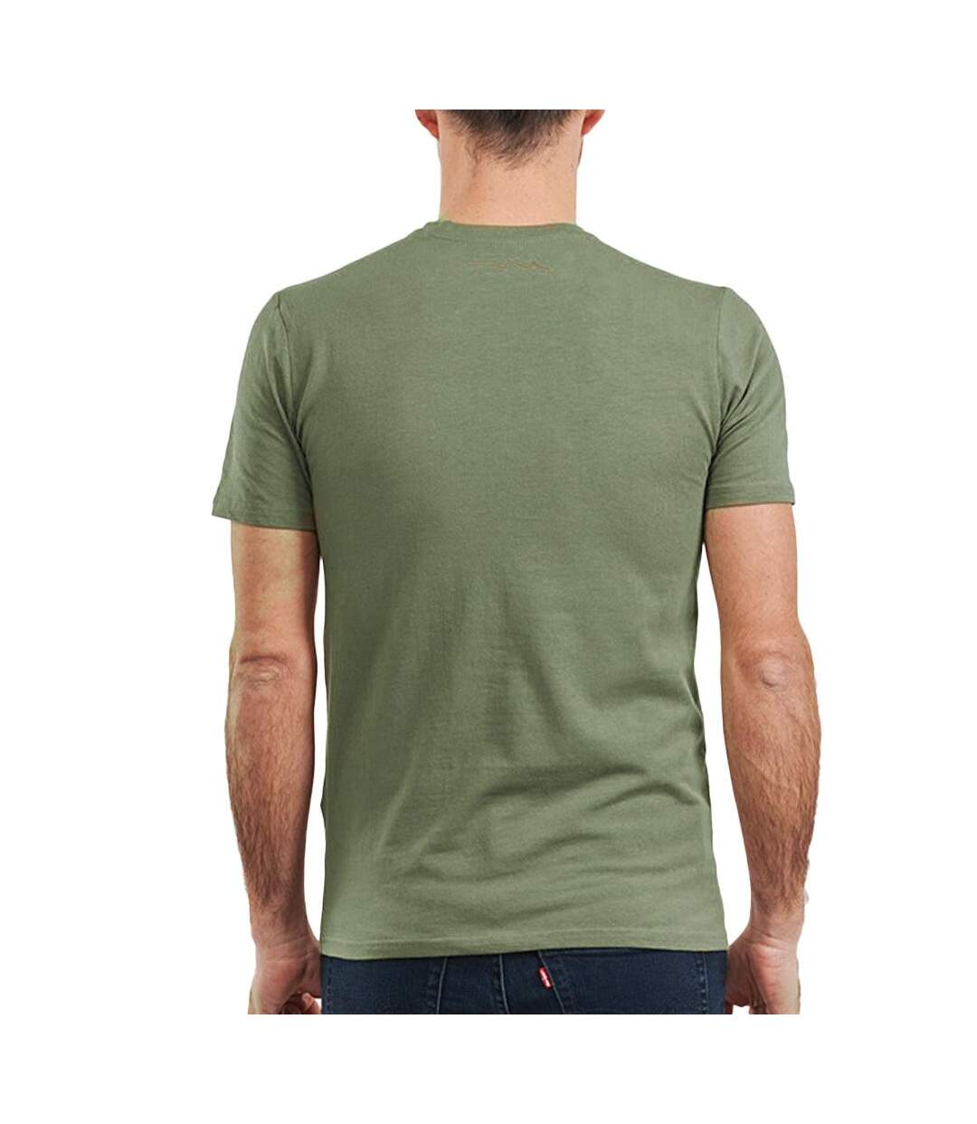 T-shirt kaki homme teddy smith tawax 2 - l-2