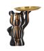 Vide-Poche Statue Ourson 23cm Noir-2