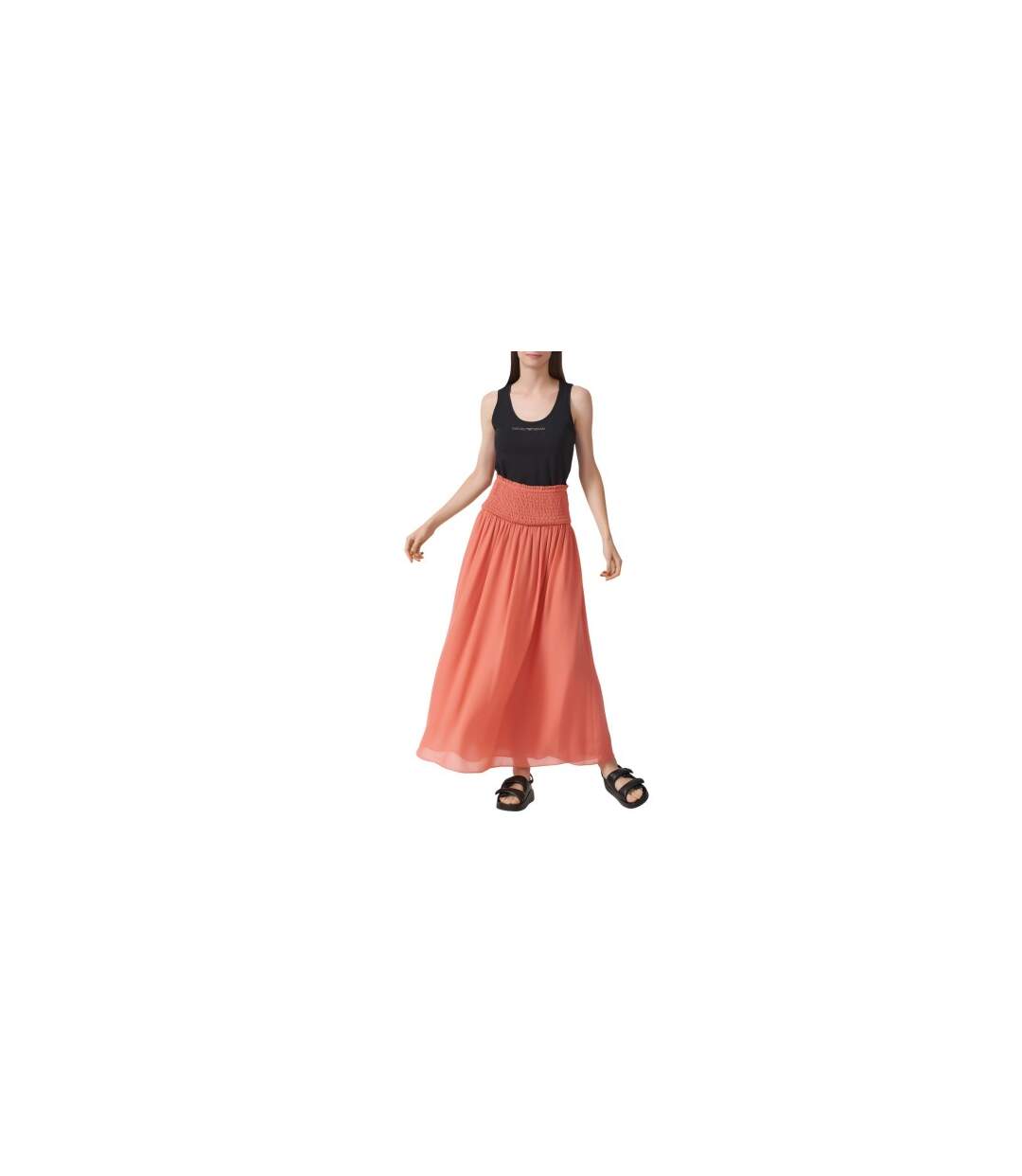 Jupe Longue Femme Rose Emporio Armani EA7-1