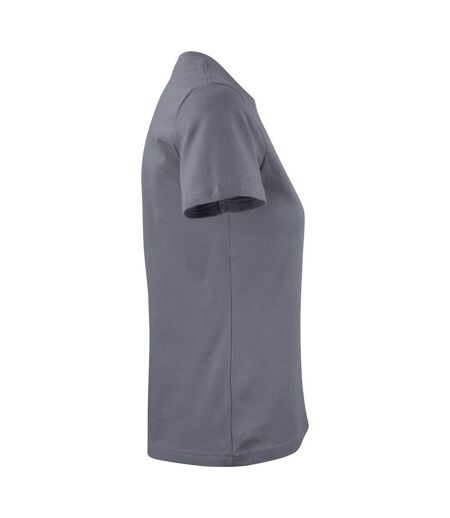 Womens/ladies Heavier Pro T-shirt Steel Grey Printer