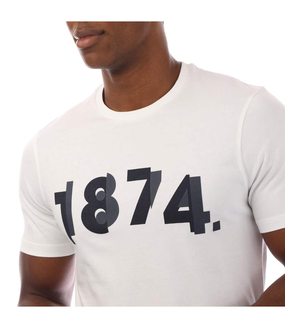 T-shirt Style Graphique Homme Blanc Lyle & Scott-4