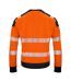 Projob Mens Hi-Vis Sweatshirt (Orange/Black)