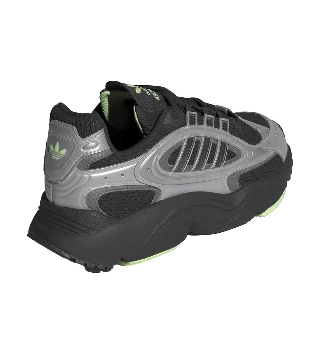 Womens/ladies Ozmillen Trainers Carbon Black Adidas-2