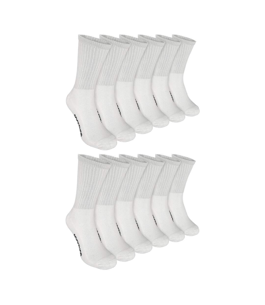 Mens 12 Pairs Bamboo Cotton Sports Socks-1