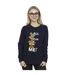 Disney Sweatshirt Womens/Ladies Mickey Mouse Presents All For Me (Bleu marine) - UTBI29340-2