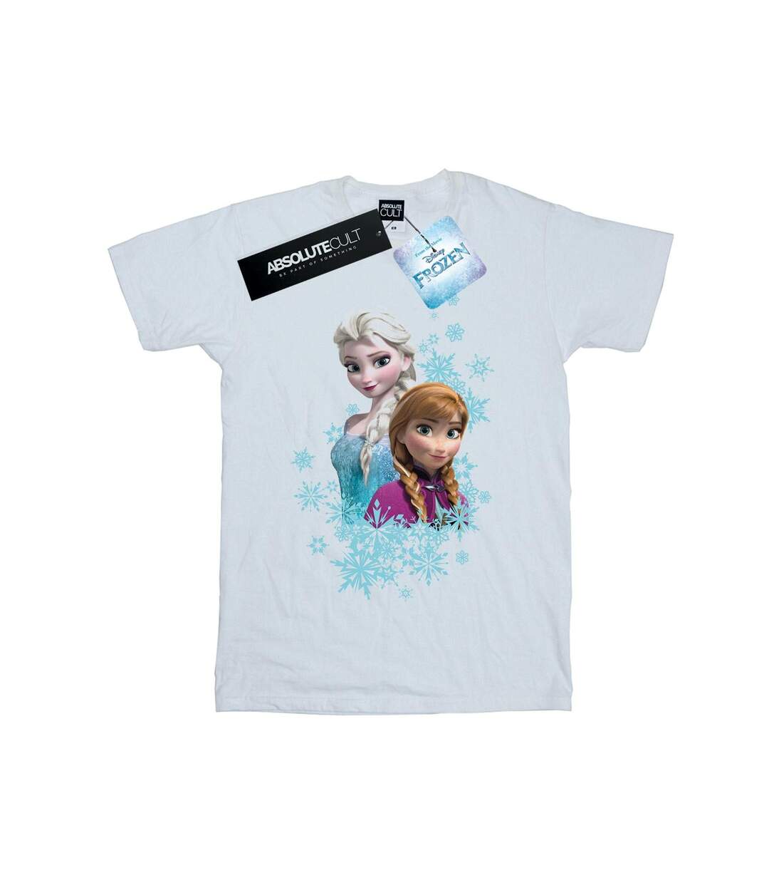 Disney - T-shirt FROZEN ELSA AND ANNA SISTERS - Femme (Blanc) - UTBI24885-1