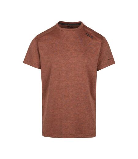 Trespass Mens Doyle DLX Marl T-Shirt (Burnt Orange)