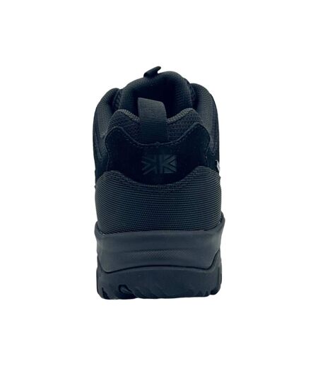 Mens Mount Suede Low Waterproof Walking Shoes Black Karrimor