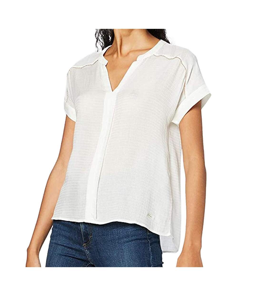 Blouse Blanche Femme Teddy Smith Tami - S-1