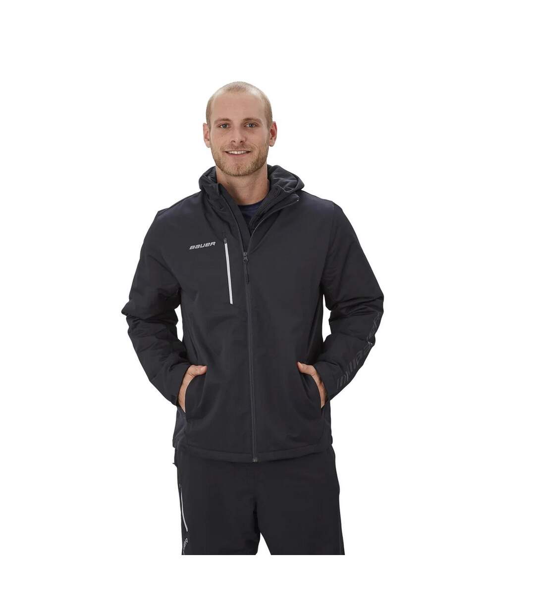 Veste Supreme Homme Noir Bauer-1