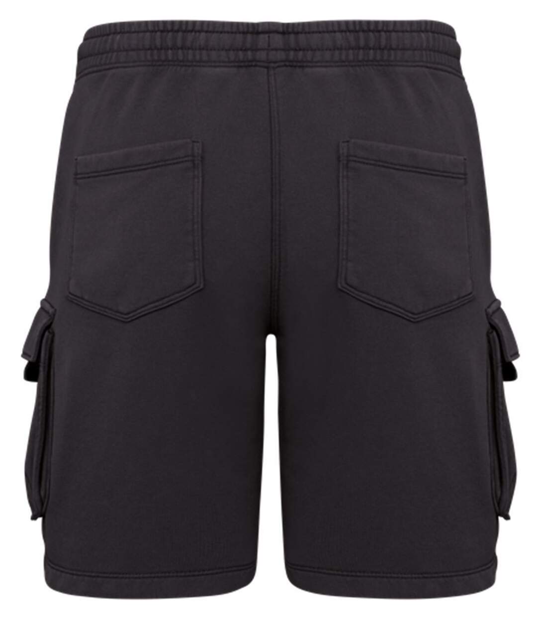 Short cargo écoresponsable - Homme - PAT717 - noir-3