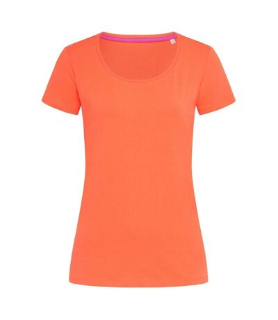 T-shirt Claire Femmes Orange Clair Stedman