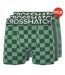 Pack Of 3  Mens Bresler Boxer Shorts  Green Crosshatch-1