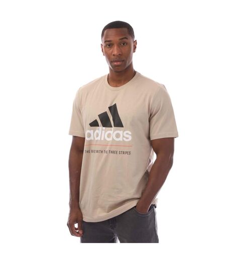 T-shirt Style Graphique Homme Beige Adidas