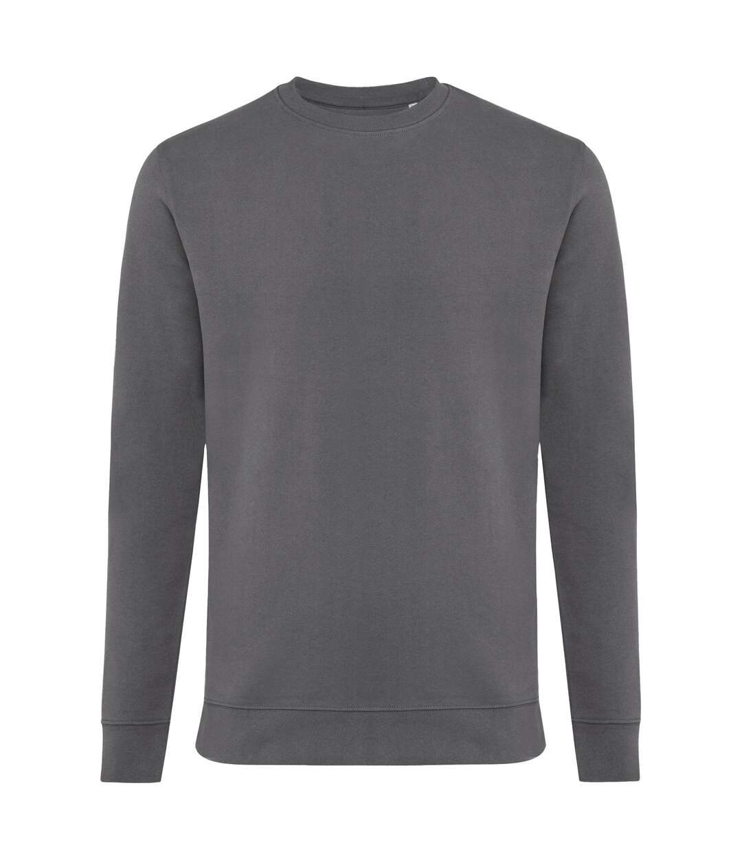 Unisex adult zion recycled cotton crew neck sweatshirt anthracite Iqoniq-1