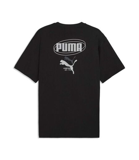 T-Shirt noir homme puma relaxed