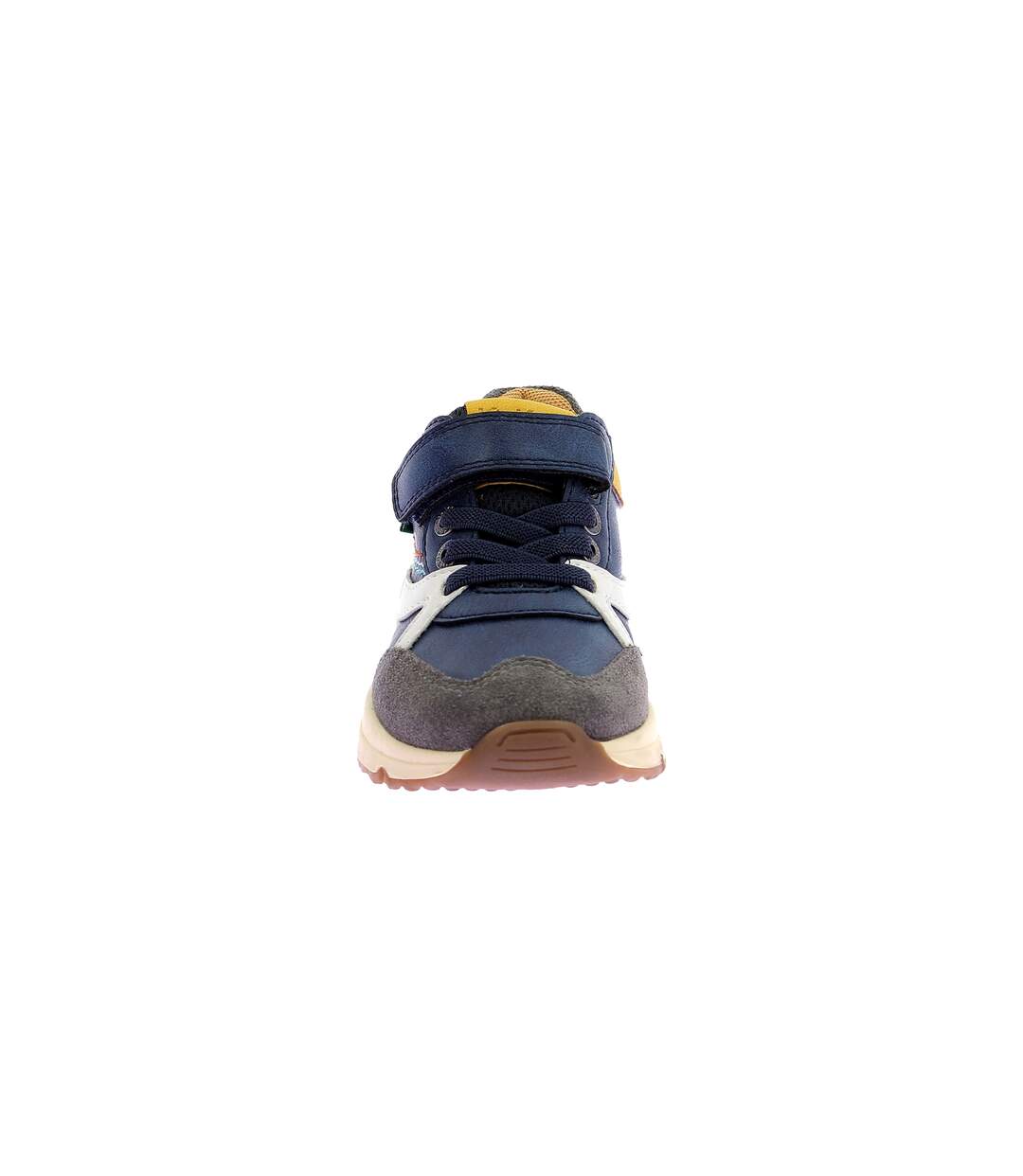 Basket Enfant Cuir Kickers Runrun-3