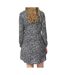 Robe Noire à Motifs Femme Only Cory - S