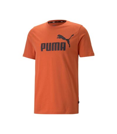 T-shirt Orange Homme Puma Essential Logo