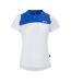 T-shirt Tennis Motif/style Blocs De Couleurs Femme Bleu Blanc Slazenger-1