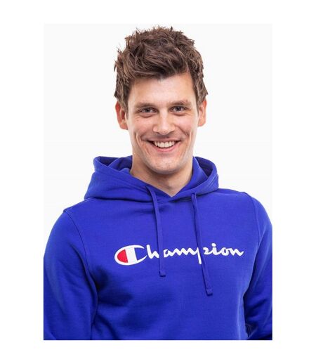 Sweat À Capuche Motif/style Texte Homme Bleu Roi Champion