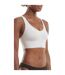 Womens/ladies 2 Ply Sports Bra Dash Grey Adidas-3