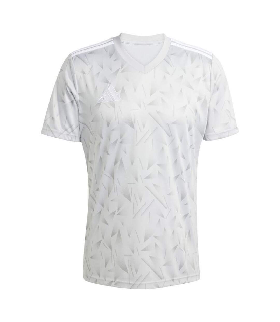 T-shirt Style Motif Géométrique Team Icon Homme Gris Clair Adidas-2