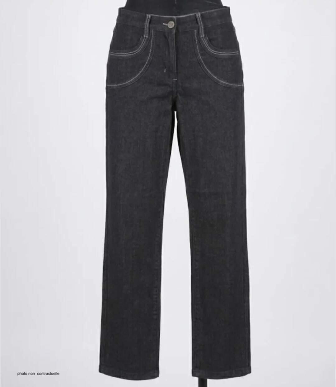 MAYFLOWER SE1111J - Pantalon extensible bleu denim : l'équilibre parfait entre confort et style-3