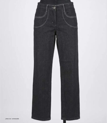 MAYFLOWER SE1111J - Pantalon extensible bleu denim : l'équilibre parfait entre confort et style