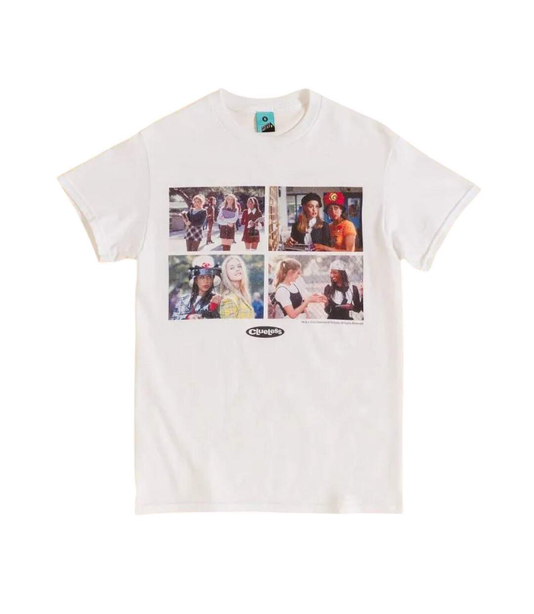 T-shirt Motif/style À La Mode Adulte Blanc Blanc Cassé Clueless-1