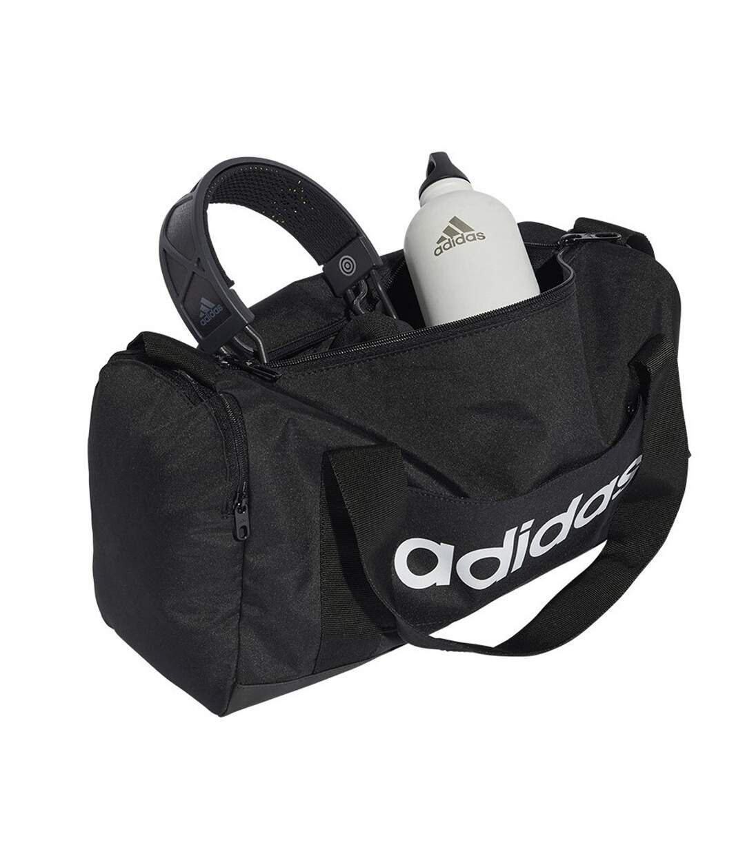 Sac De Sport/voyage Linear 20 Cm X 45 Cm X 23 Cm Noir Adidas-4